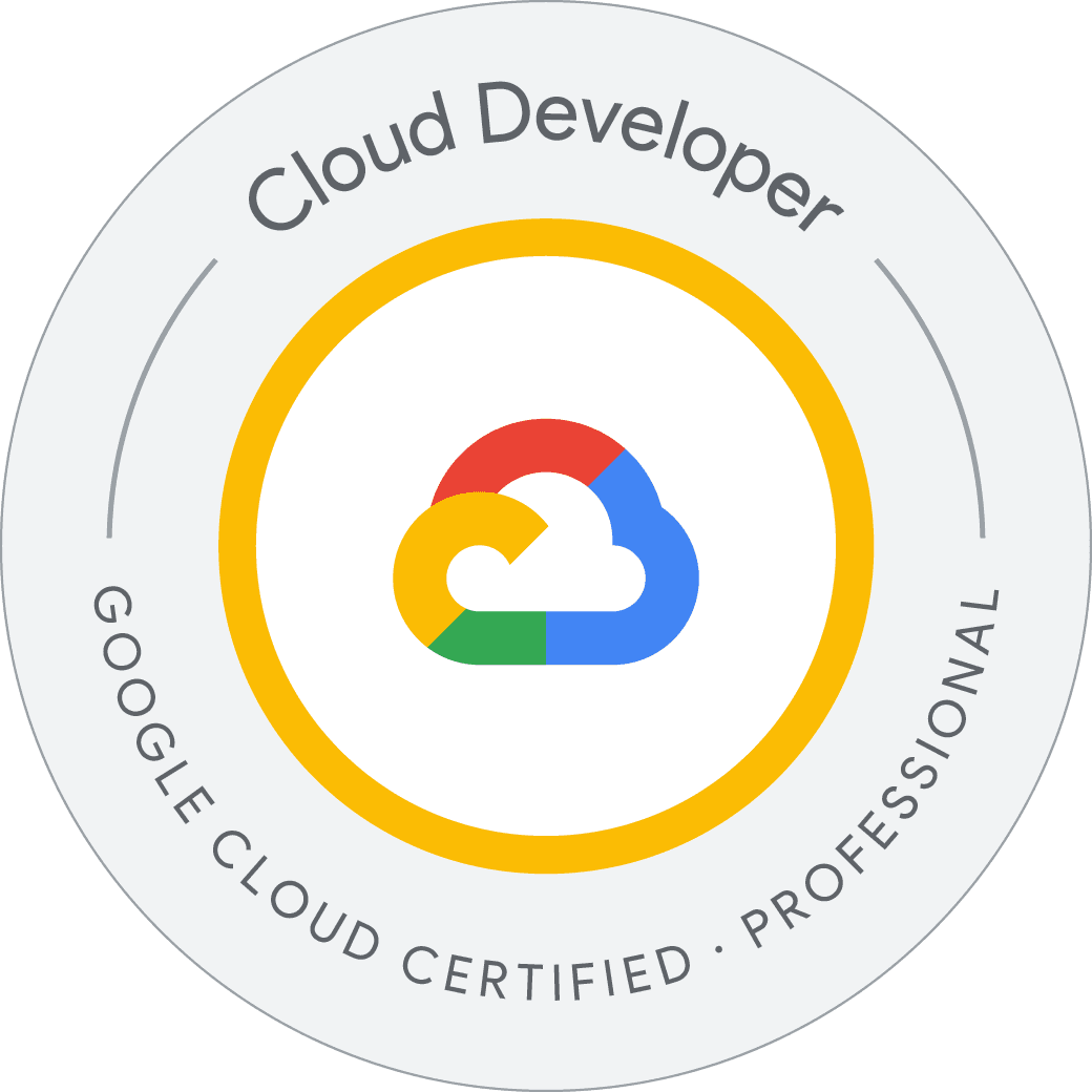 Professional Cloud Developer – Google Cloud Certified Logo