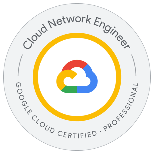 Professional Cloud Network Engineer – Google Cloud Certified Logo